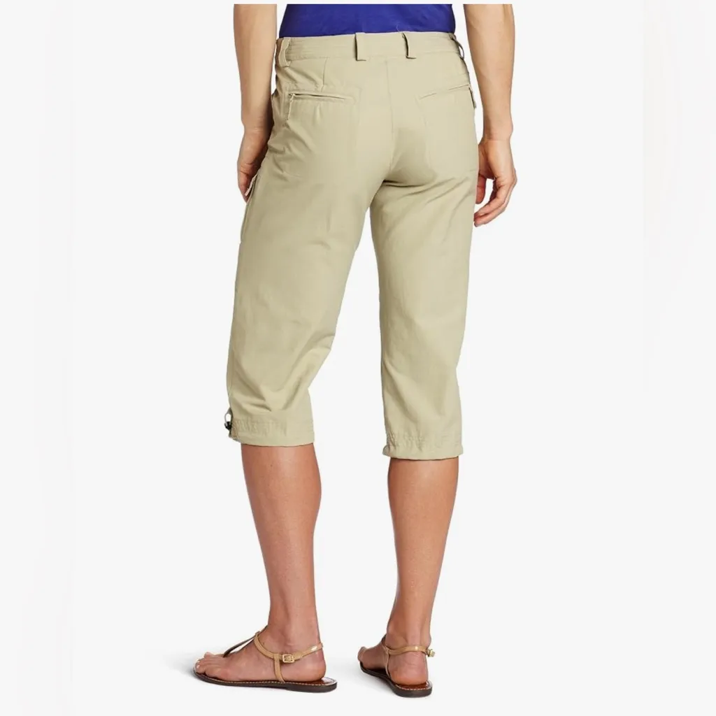 New Isis Women’s Marcy Capri Pants Sand Color Size 14 Favorite Rose Regular Fit Tan - Image 2