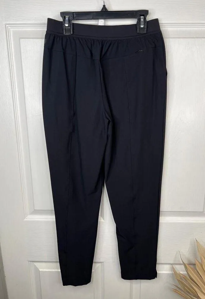 Zella Black High Waisted Straight Leg Elastic Waistband Pants XS Pullon Active - Image 3