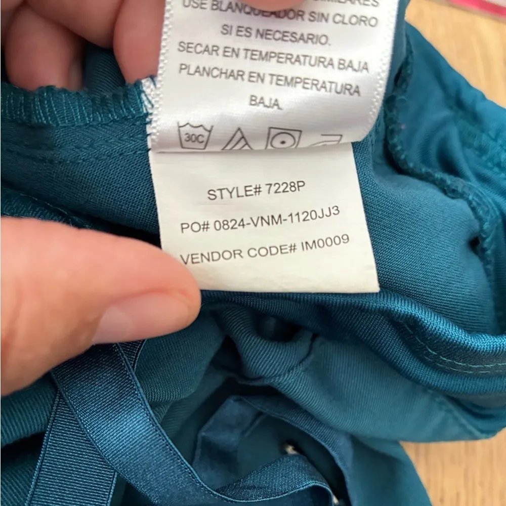 Greys Anatomy Teal Scrubs Pants S - Image 15