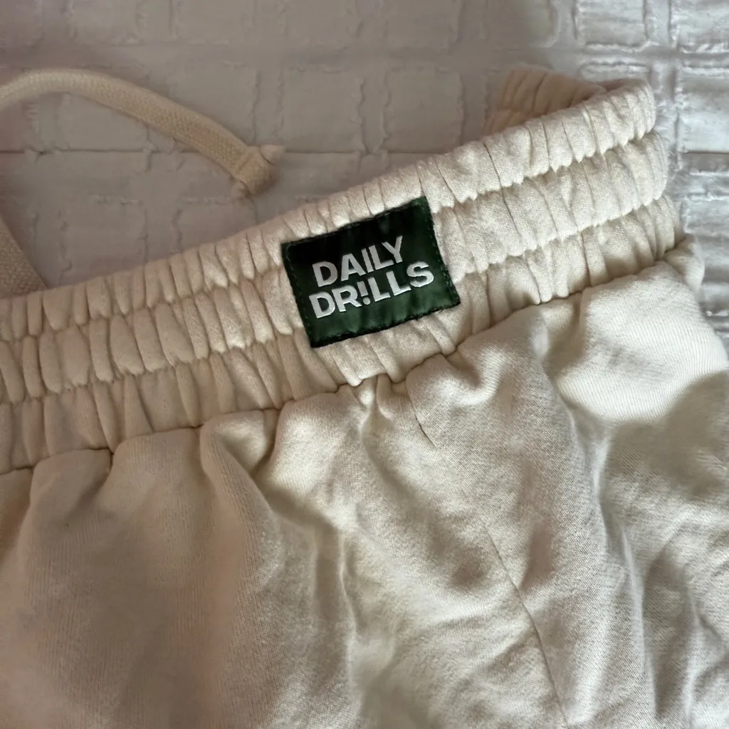 daily drills straight leg sweats White - Image 3