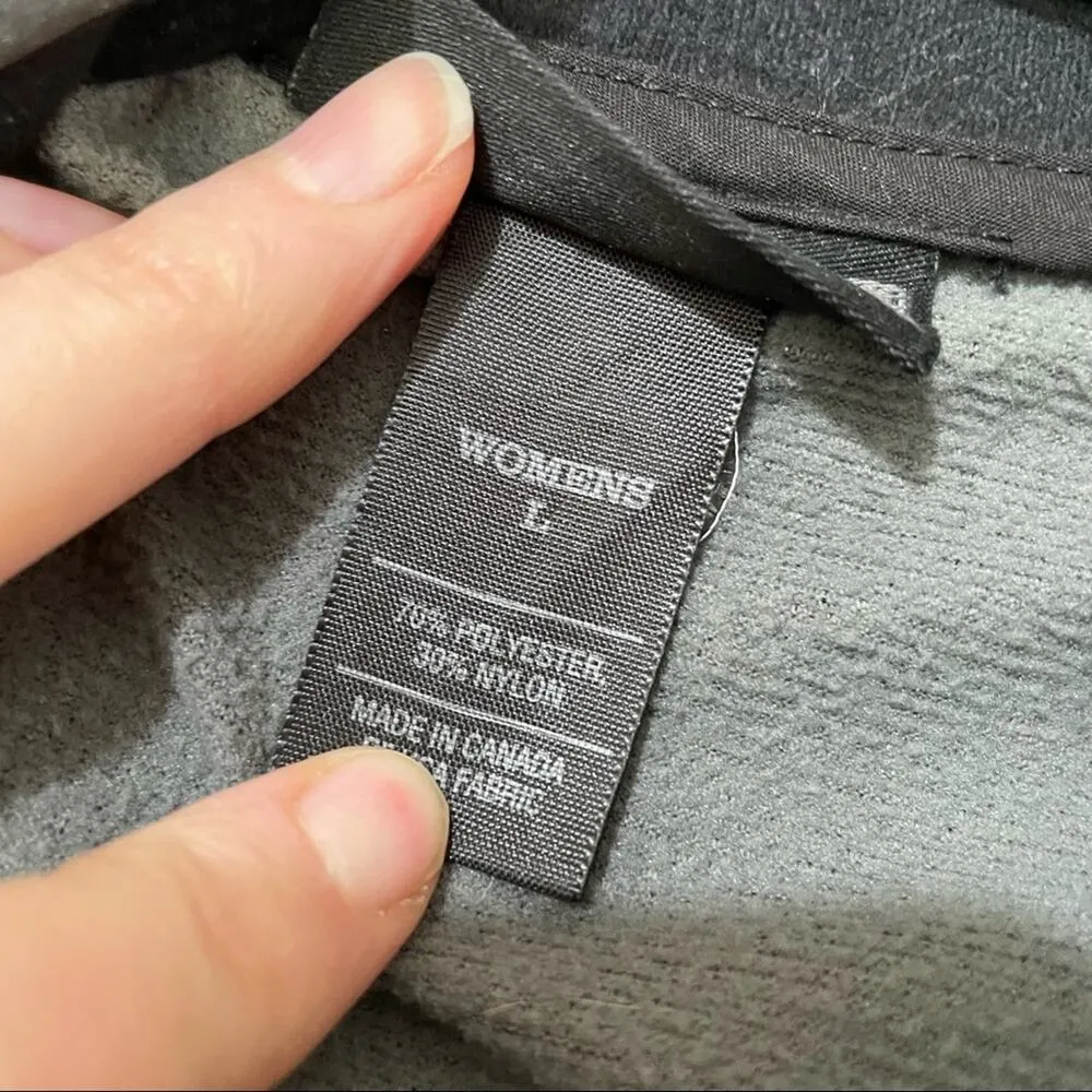 REI Charcoal Grey Lightweight Full Zip Woman’s Jacket L Fall Casual Classic Gray Size L - Image 4