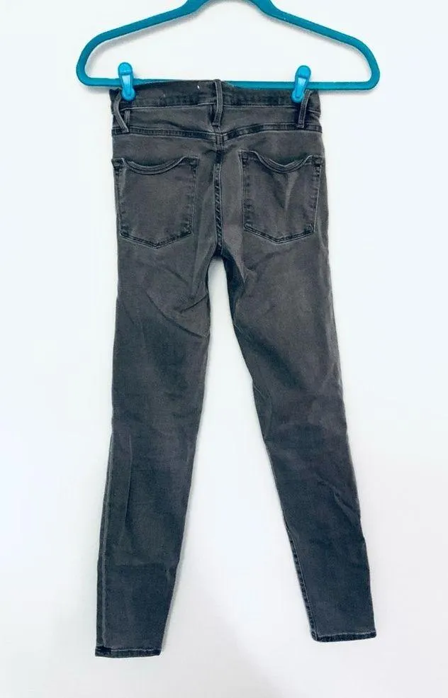 Frame Denim Gray Le High Skinny Jeans Size 24 - Image 6