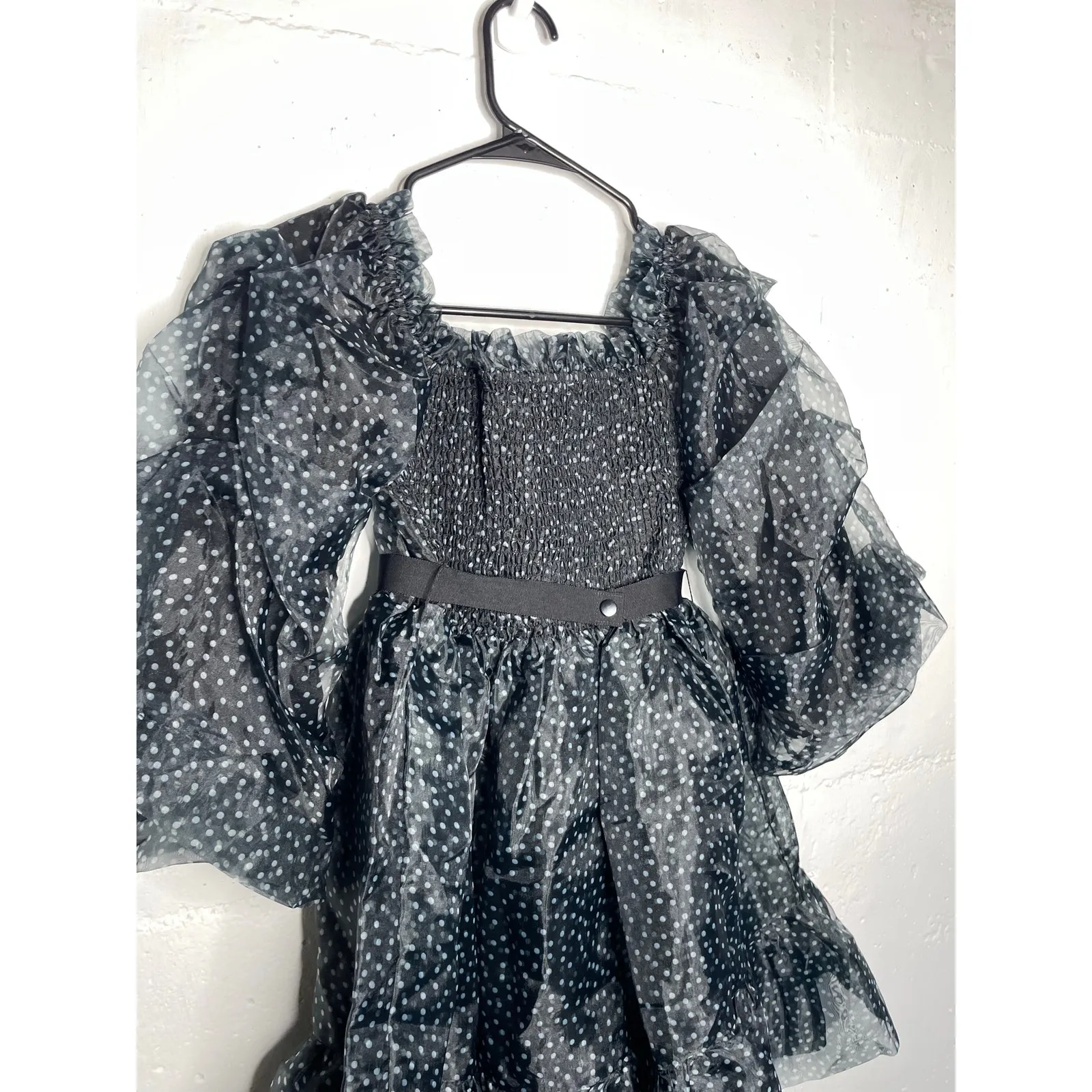 NEW MARE MARE Anthropologie Size XS Tiered Strapless Mini Dress - Image 9