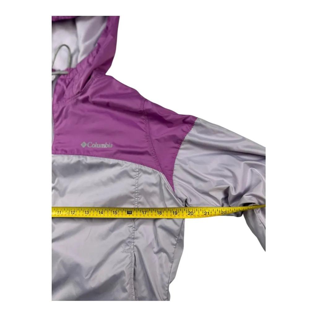 Columbia windbreaker hoodie fleece lined Sz M Women's Lavender Lilac Ski Purple Size M - Image 11