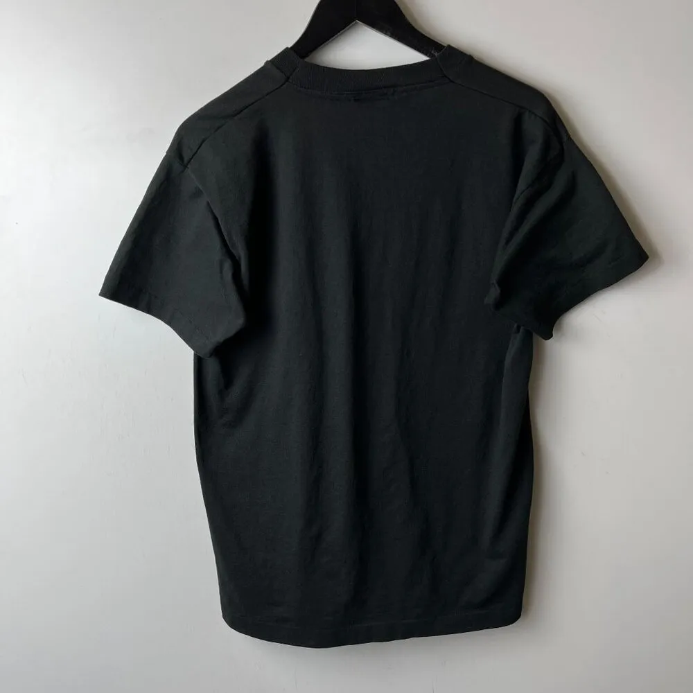 Vintage 90s Colorado Central Station T Shirt Black Large L Single Stitch Solid - Image 12