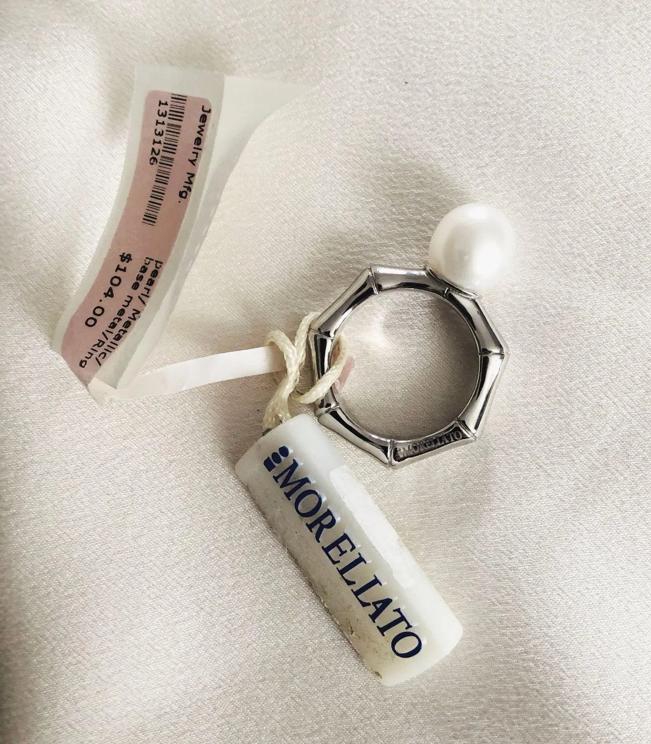 Italy White Pearl Ring - Image 4