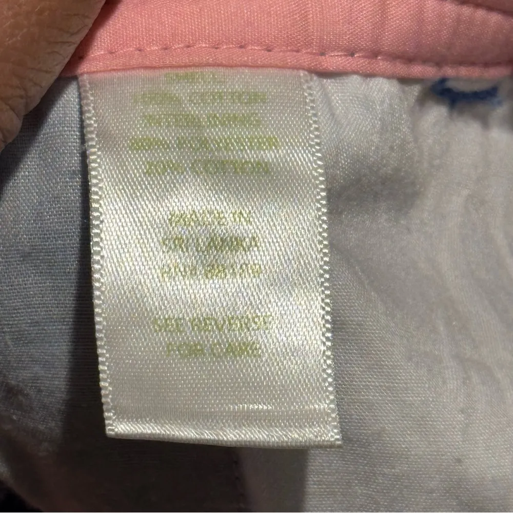 Lilly Pulitzer Size 4 Blue Floral Eyelet Lace Shorts Spring Summer Casual Preppy - Image 4