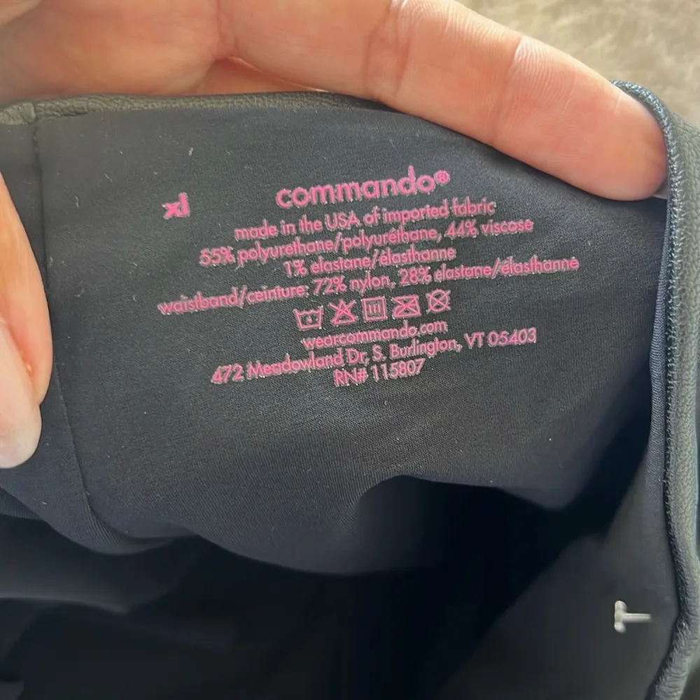 Commando Faux Leather Perfect Control Leggings - Image 4