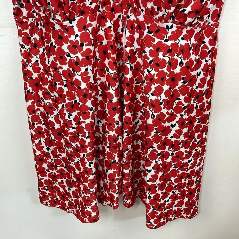 Perona Swimsuit swim dress re/white/black size 26W Red - Image 7