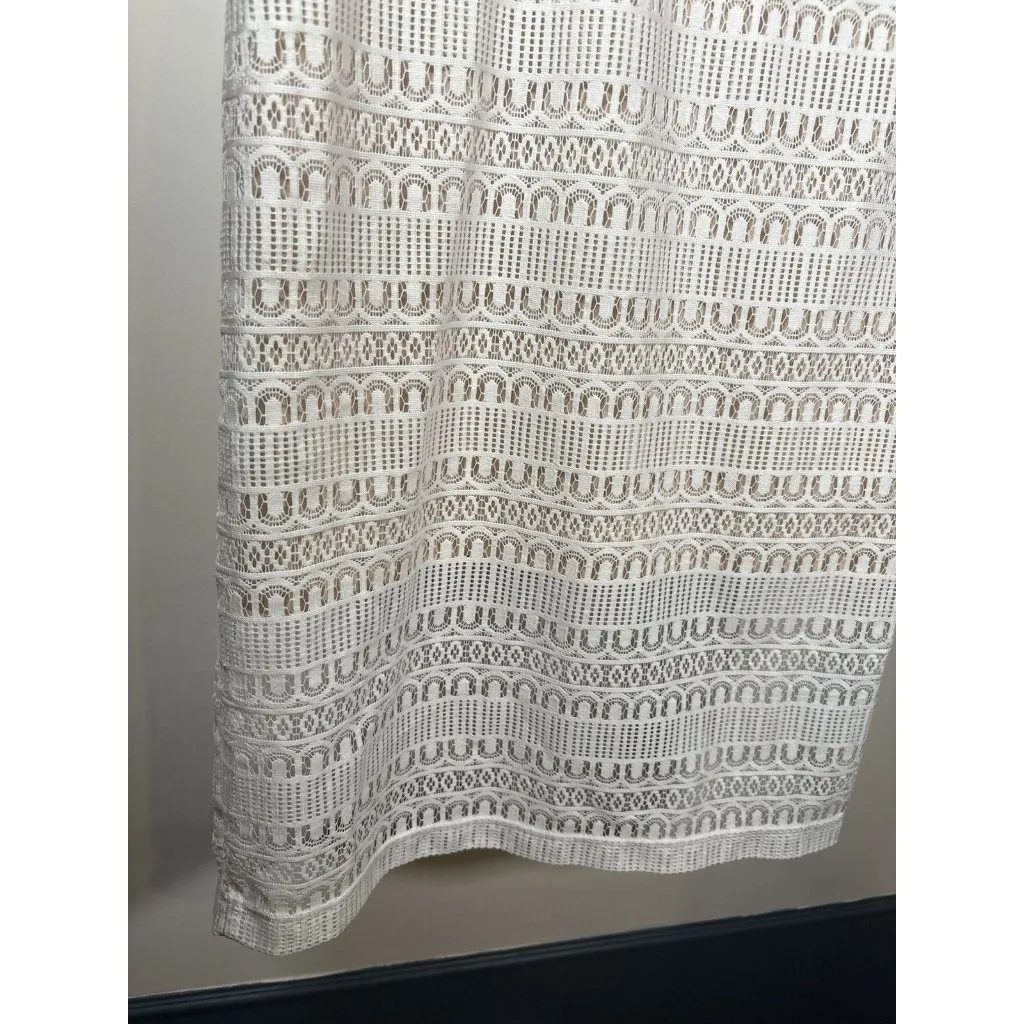 New York & Company NWT One Shoulder Lace Dress Wedding Romantic Cottage Size 20 White - Image 6