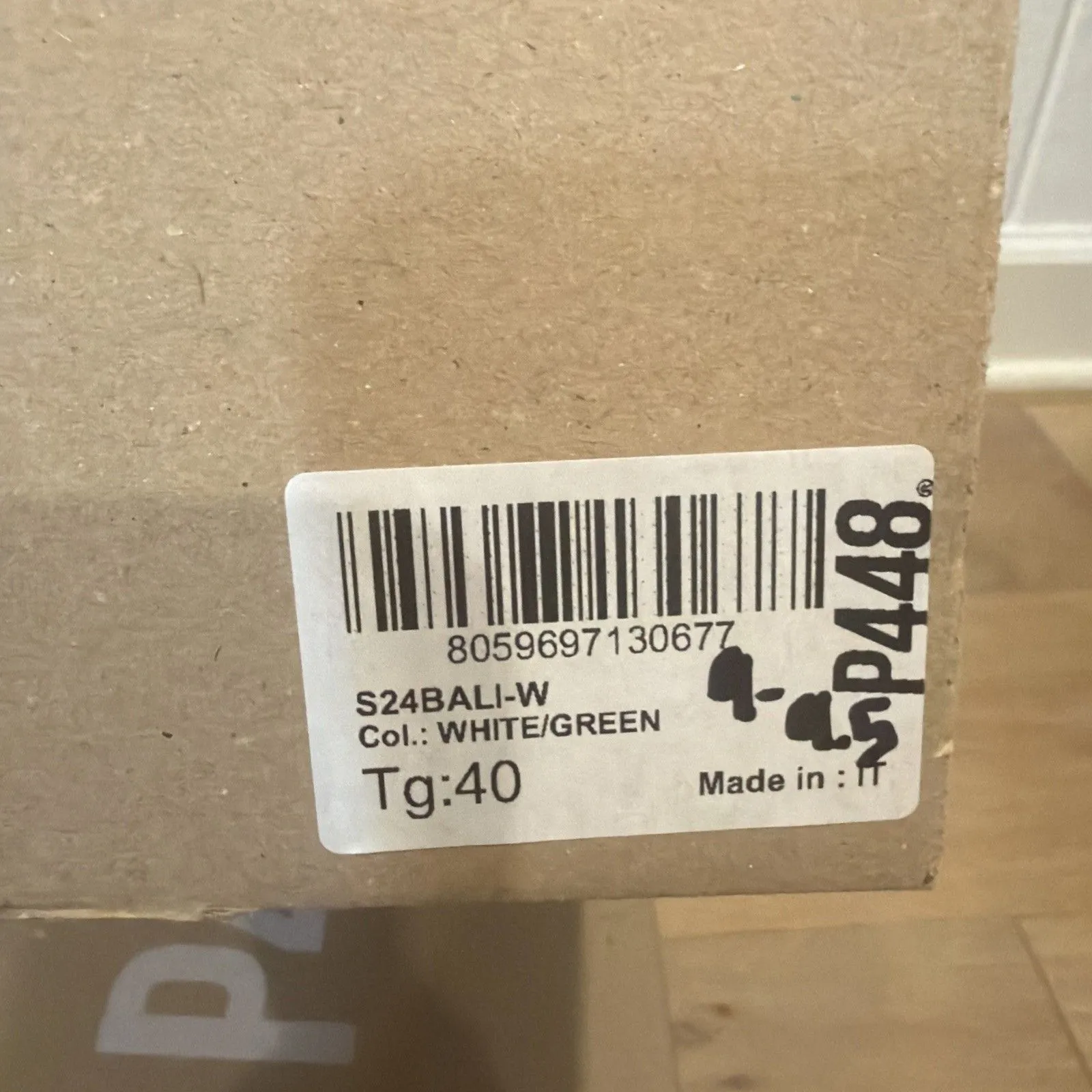 P448 Bali White Green Womens Size 40 Women's 9-9.5 NWB - Image 8