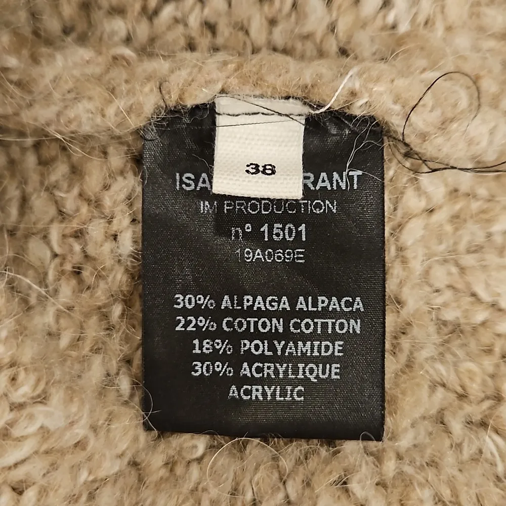 đź’•ISABEL MARANT ETOILEđź’• Shaelyn Sweater ~ Alpaca Blend Beige EU 38 - Image 16