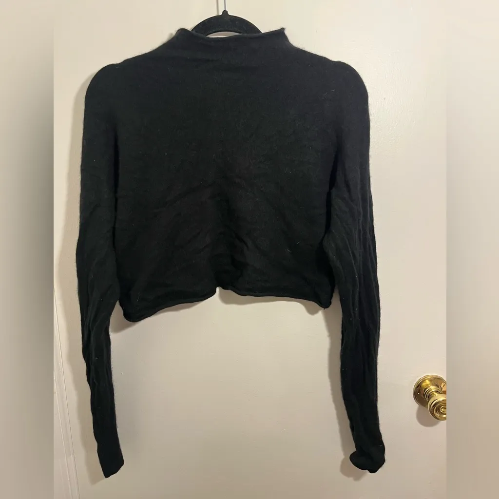 Reformation Cropped Cashmere Turtleneck - Image 6