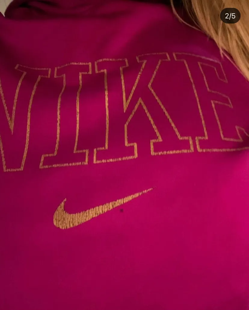 Nike Magenta  Hoodie - Image 2