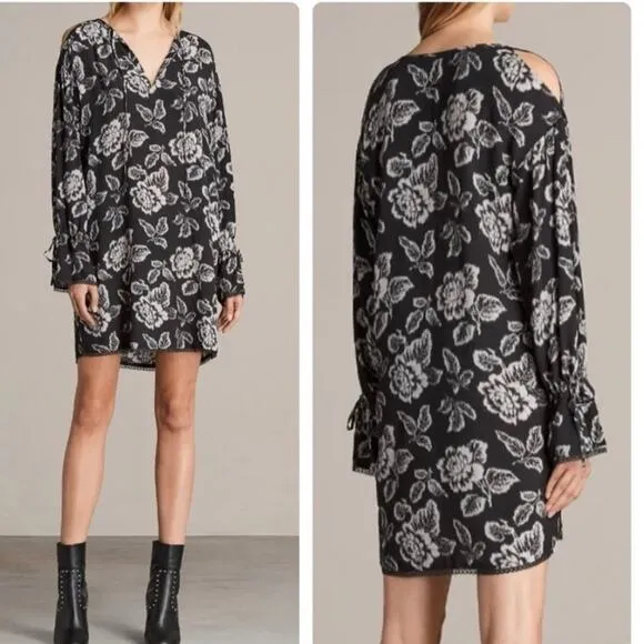 ALLSAINTS Aster Kasuri Floral Dress - Image 2