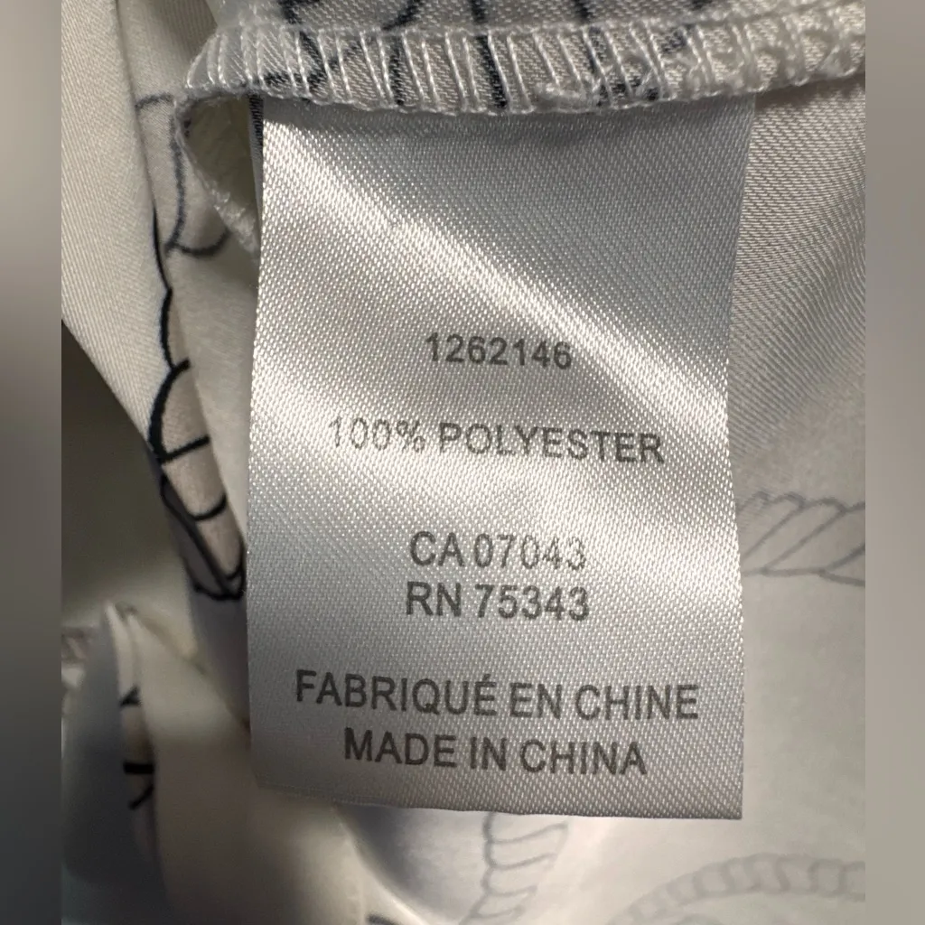 Joie Nautical Rope Button Down Blouse- Medium - Image 4