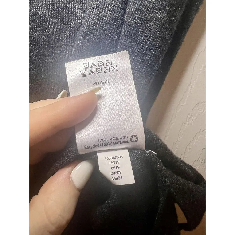 Style & Co Women’s Dark Gray Tunic Sweater Size Small  - Image 8