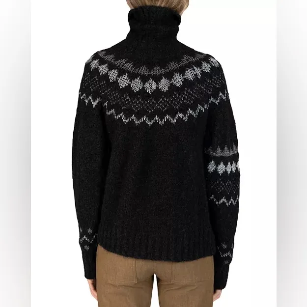 Derek Lam 10 Crosby grammer Diagonal Turtleneck Sweater size small - Image 2