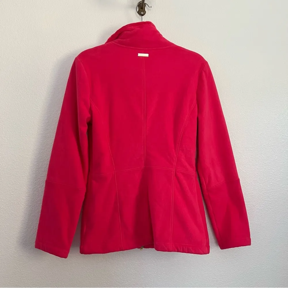 Lilly Pulitzer Grace Fleece Zip Up Jacket in Pink Small - Image 6