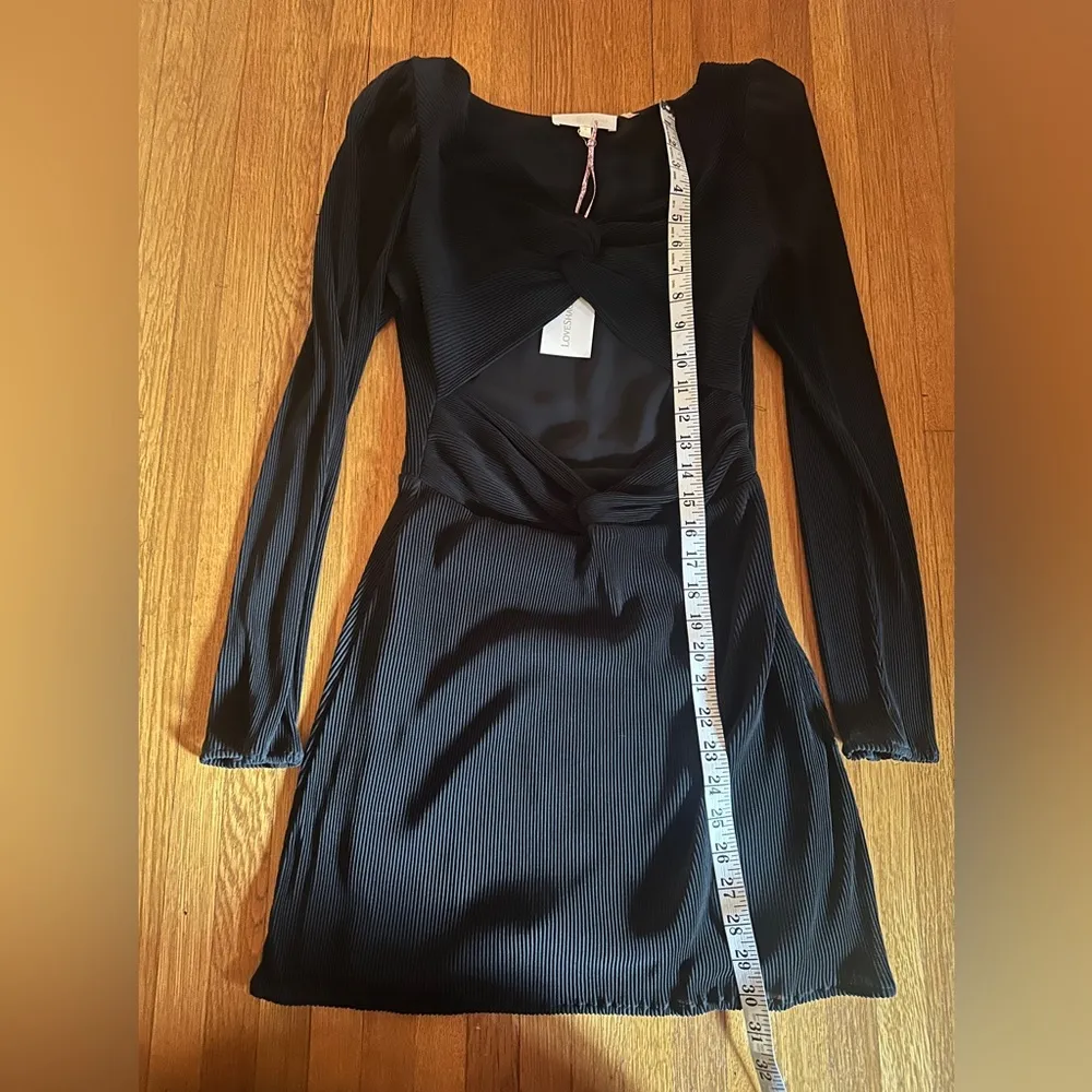 LoveShackFancy's Nanita Cutout Minidress in Black, Size 4, NWT - Image 2