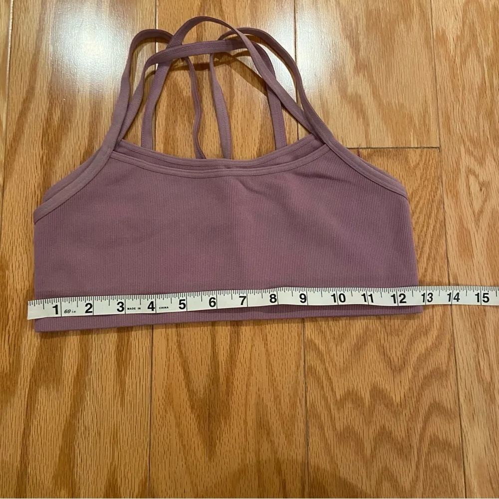 Women's Mauve Sports Bra - Image 4