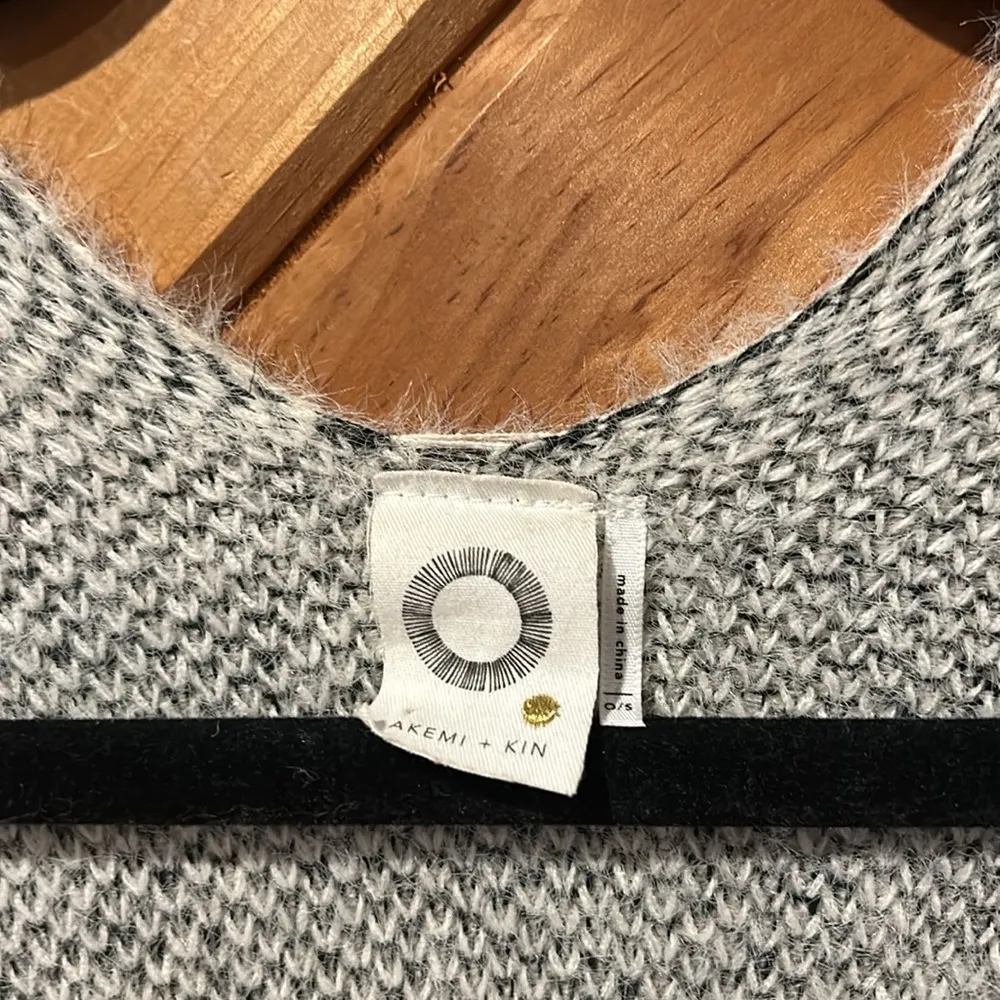 Anthropologie Akemi + Kin Aztec tribal print eyelash knit open cardigan sweater - Image 5