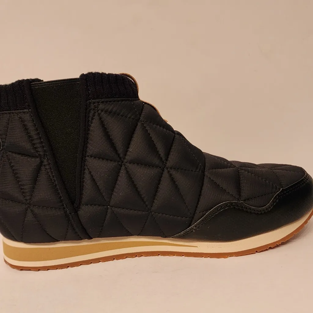 Teva ReEMBER Mid Slip-On Women’s Blue & Tan Quilted Ankle Boots Size 10 - Image 11