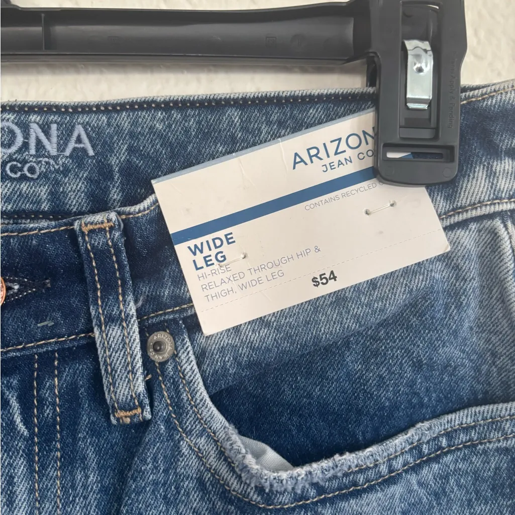 Arizona Jean Company Women's Denim Wide-Leg Jeans - Image 5