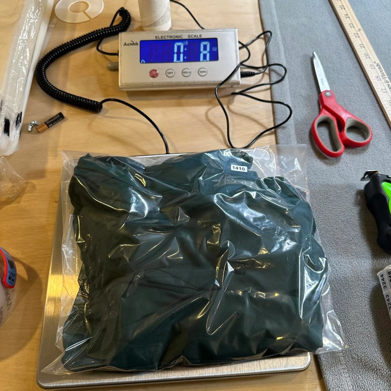 B. Darlin Bodycon Dress M Midi Hunter Green Ruched Off Shoulder Long Sleeve NWT Size M - Image 9