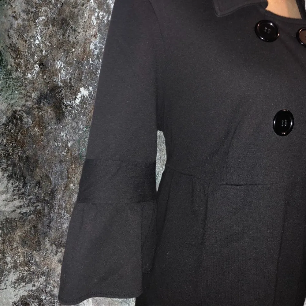 Studio 1940 black jacket pea coat style! - Image 3