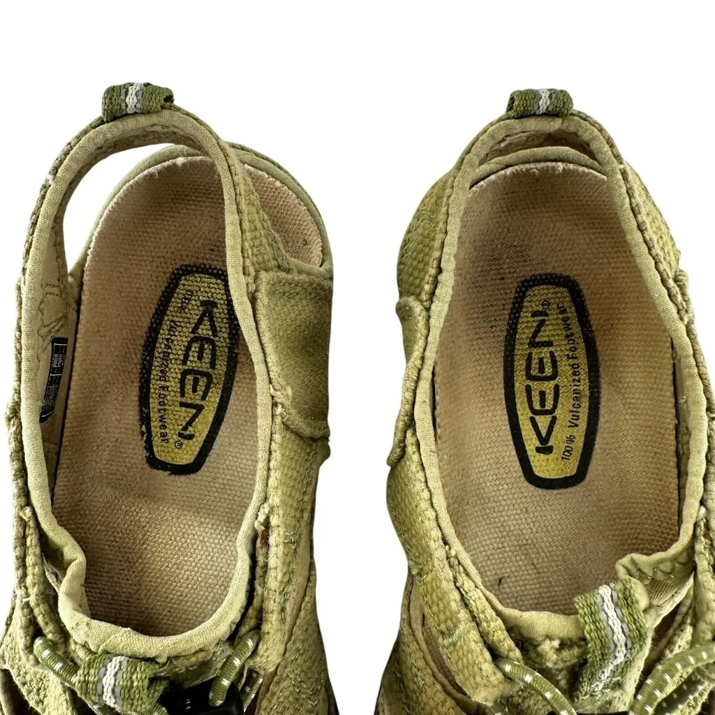 Keen Green Coronado Vulcanized Canvas Fisherman Sandal Hiking Shoes Size 6.5 - Image 6