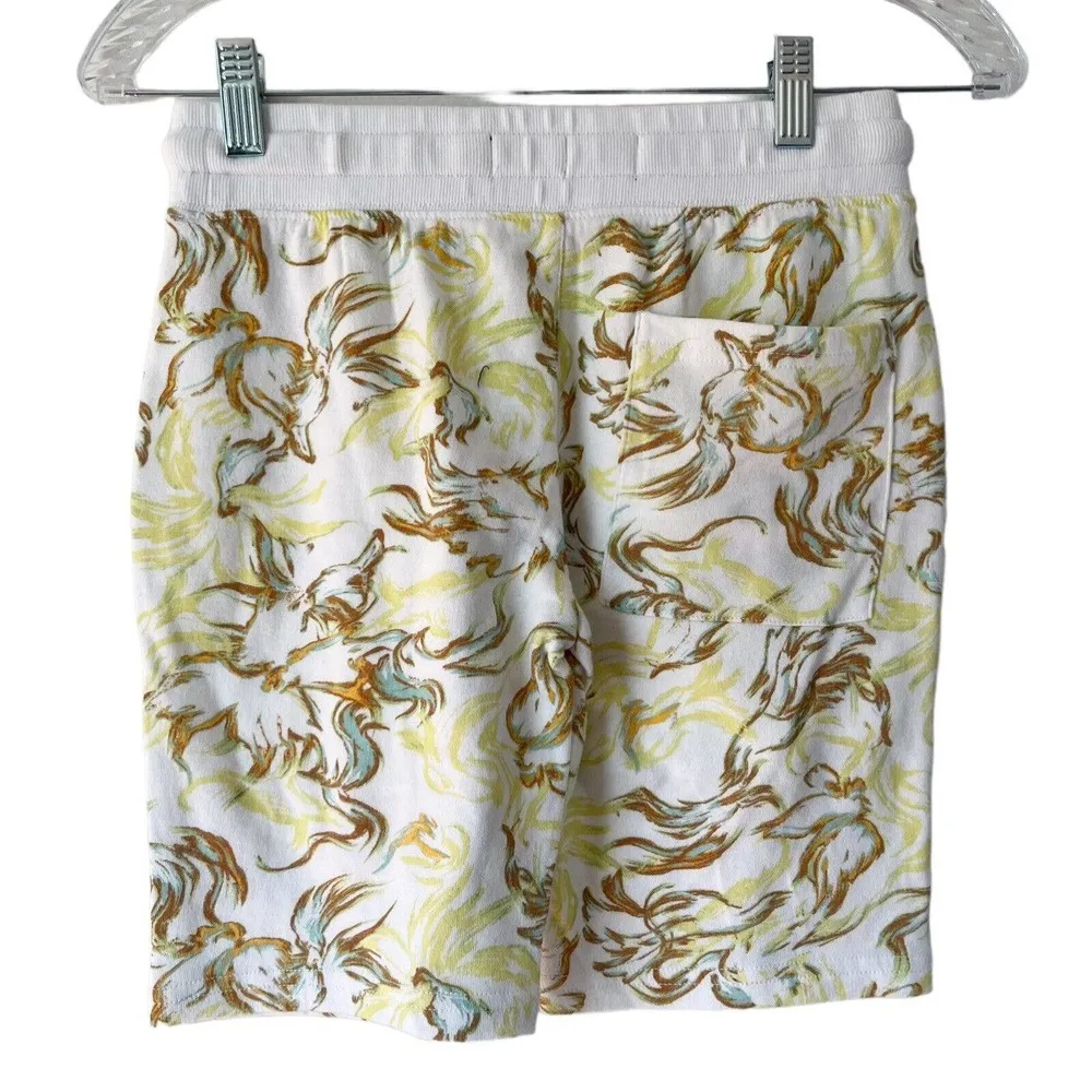 NWOT Treasure & Bond Tropical Floral Modest Bermuda Sweatshorts Size Medium - Image 2