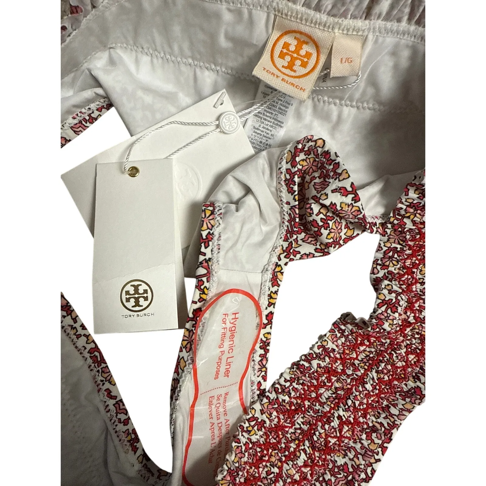 Tory Burch Costa Bikini Set Wild‎ Pansy Mini Size Large - Image 11