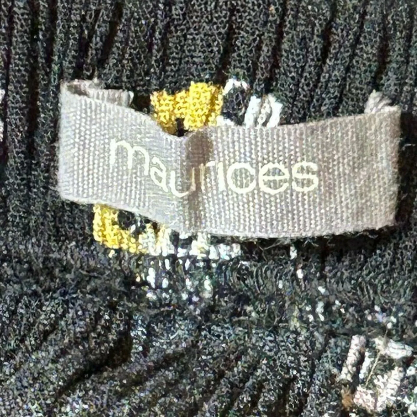 Maurices Womens Maxi Skirt Size M Black Floral Ruffle Hem Faux Wrap - Image 4