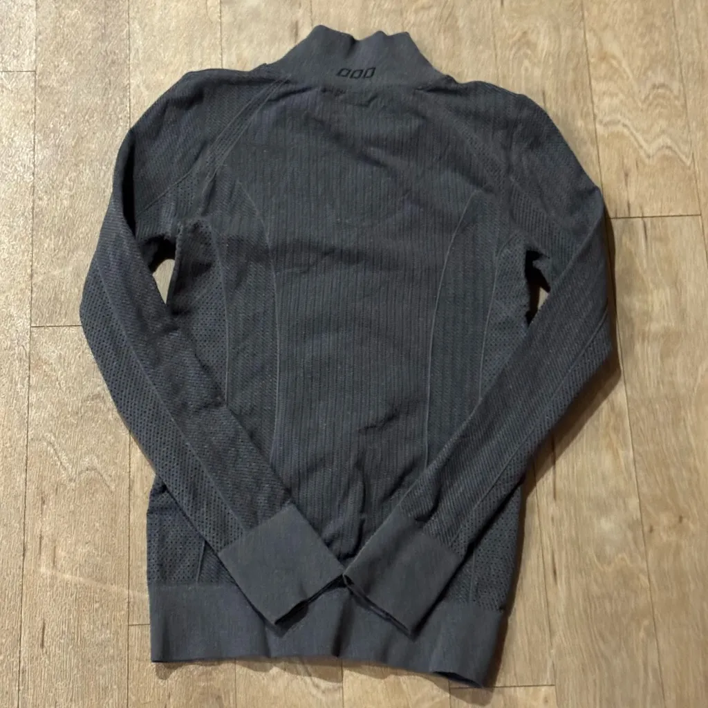 Lorna Jane Active Seamless Grey Full Zip Athletic Jacket Size XS/S - Image 2