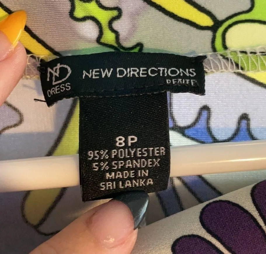 Retro Neon Dress H Size 8P - Image 2