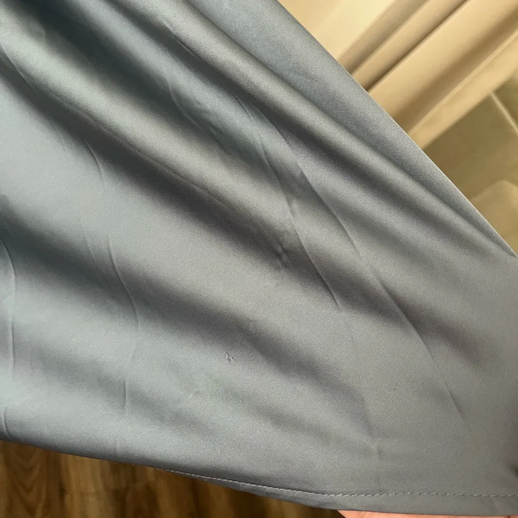 ASTR Gaia Slip Midi Dress Slate‎ Denim Blue Sz Small Revolve - Image 9