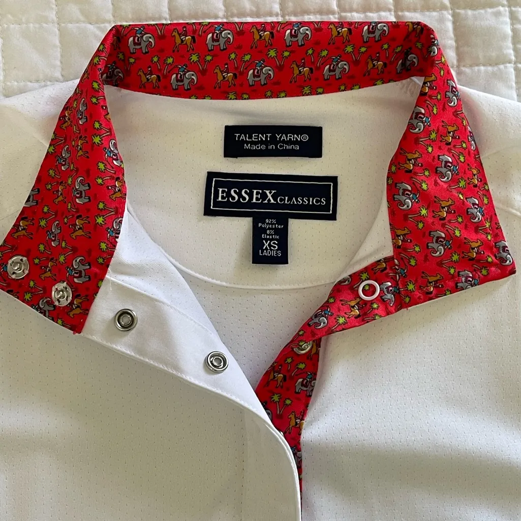 Essex Classics Ladies' Talent Yarn® Long Sleeve Show Shirt size XS - Image 8