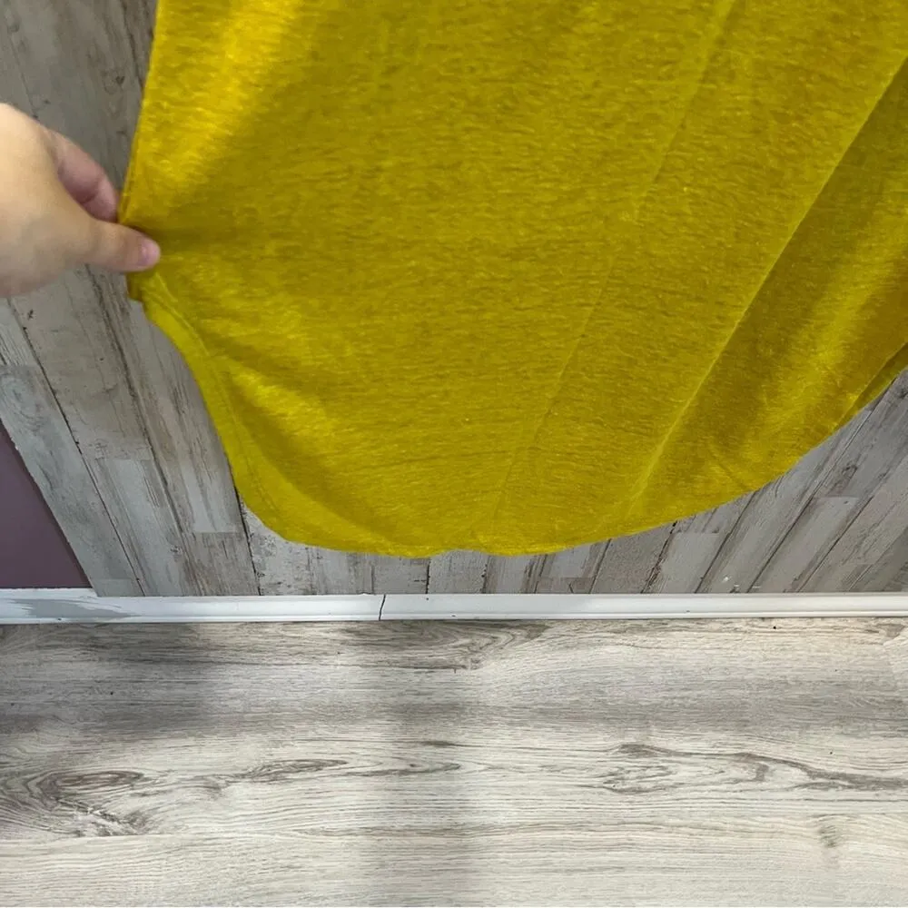 Aerie Linen Blend Mustard Yellow Sheath Dress Cover Up - Image 6