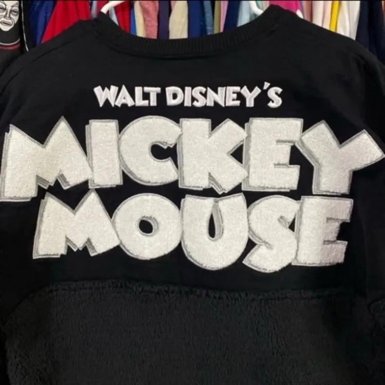 Disney parks steamboat Willie Mickey Mouse Terry cloth fuzzy spirit jersey Xs - Image 3