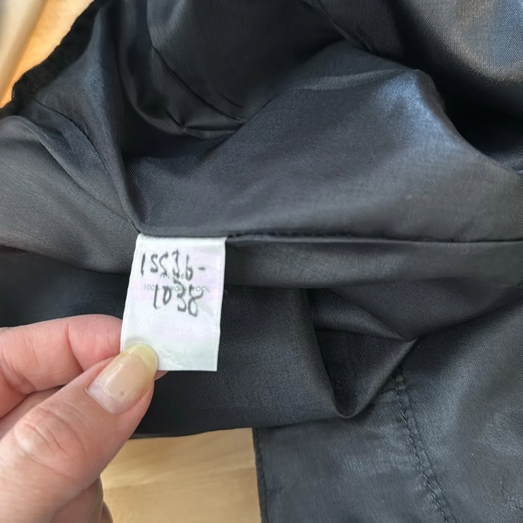 Pendleton High-Rise 100% Virgin Wool Charcoal Heather Career Dress Pant Trouser - Image 9