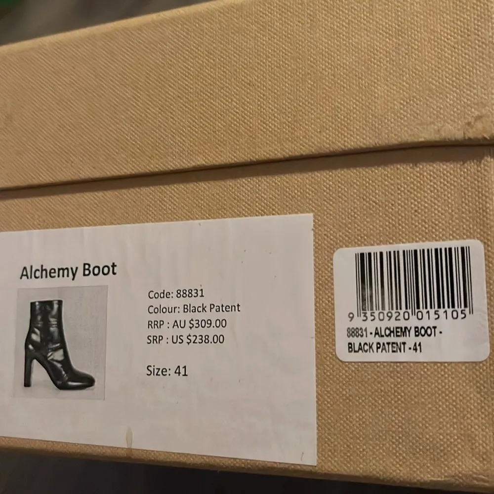 The Mode Collective Alchemy Patent Leather Boots Black Size 11 - Image 10