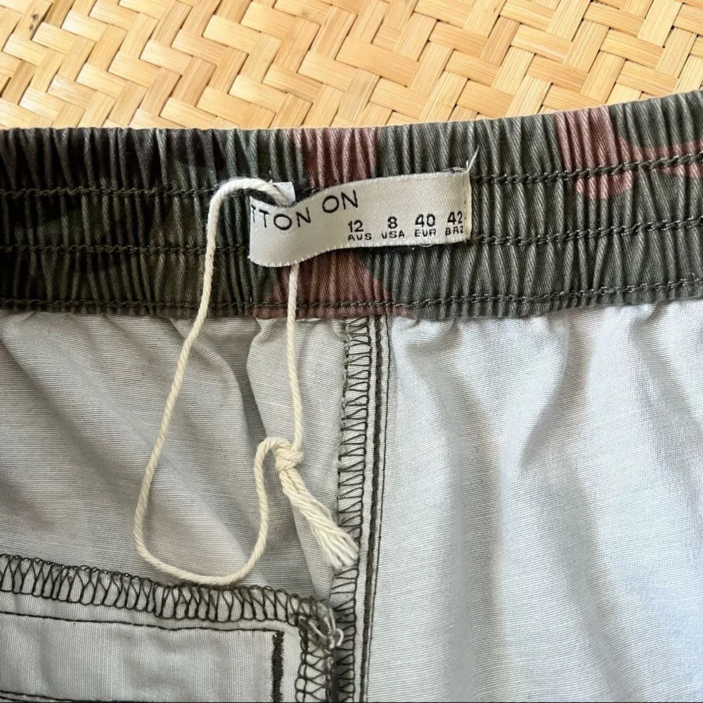 Cotton on camo‎ print joggers - Image 4