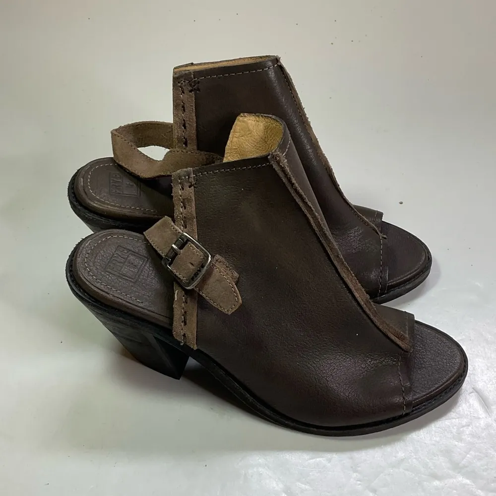 Frye Izzy‎ Artisan Slingback Heeled Sandals Size 7 - Image 2