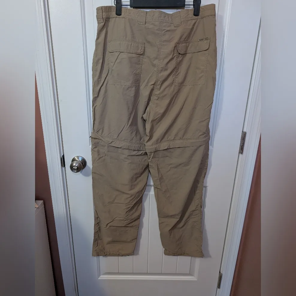 Exofficio Insect Shield Convertible Hiking Pants W10 Khaki Tan Size 10 - Image 2