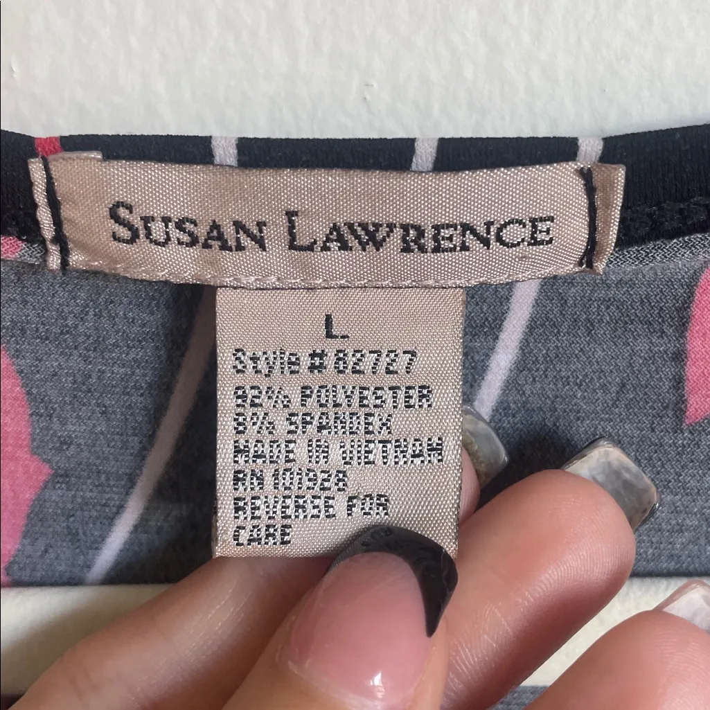 Susan Lawrence Red Floral Bouse - Image 3