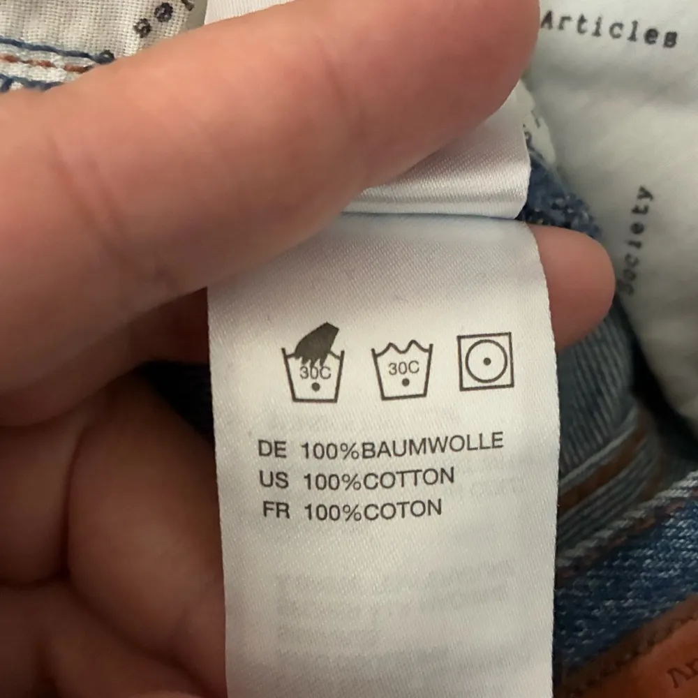 Articles of Society Blue Women's Ankle Skinny Slightly Distressed Denim Jeans 27 - Image 13