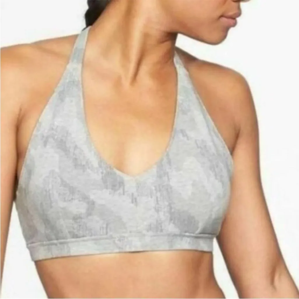 ATHLETA Organic Cotton Restore Bra  White Removable Padding Wireless Small - Image 4