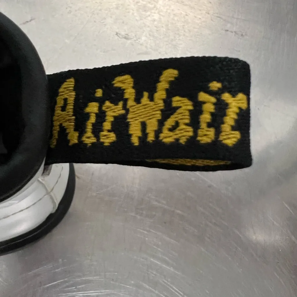 Doc Martens White Air Wair Boots w/ Bouncing Soles & Side Zipper Mens 7 Womens 6 - Image 7