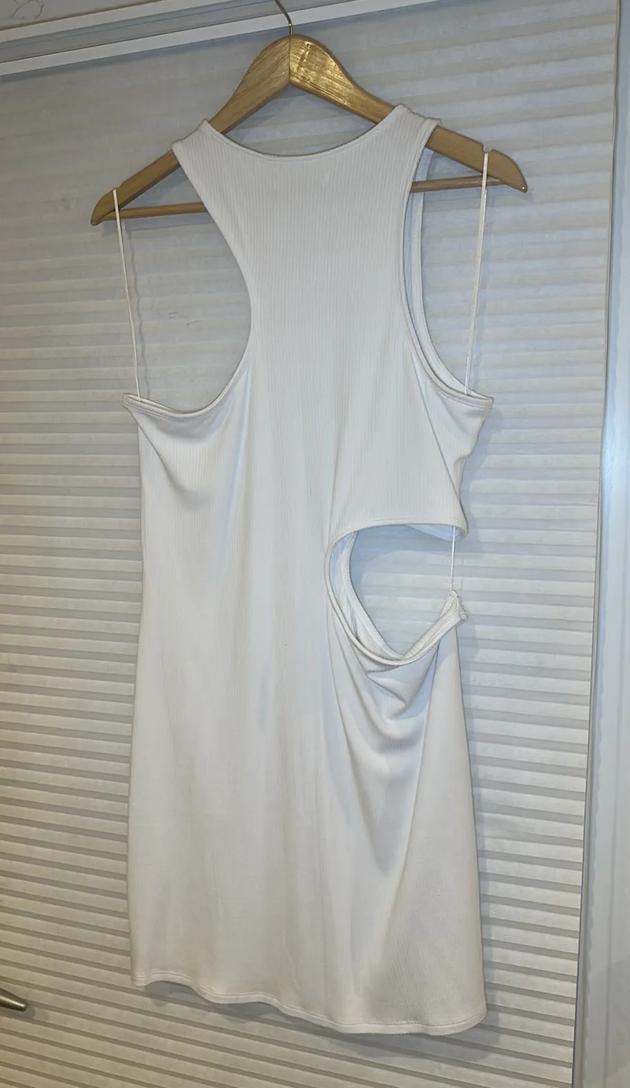 Abercrombie Asymmetrical Cutout Knit Mini Dress Coverup - Image 3